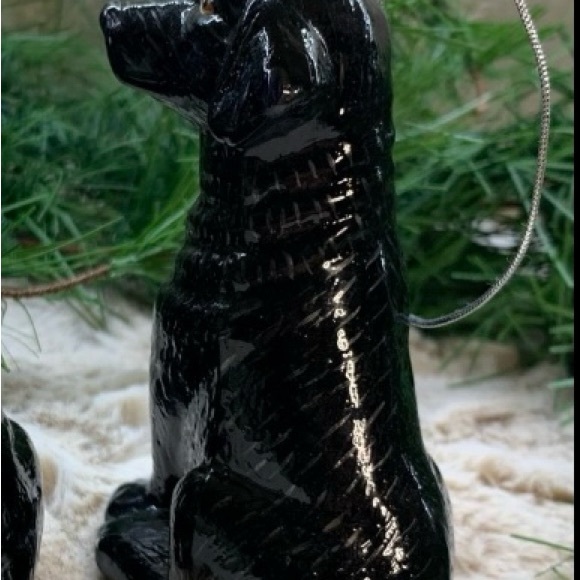 Kurt Adler Black Lab Retriever Ornament - Picture 3 of 5